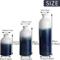 Modern Ceramic Vase for Home Decor, Set of 3 Glazed Blue and White Decorative Vases for Pampas Grass, Stoneware Vases for Mantel,Table, Shelf, Living Room Decoration, 11.8 Inch
