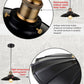 SINGES Adjustable Industrial Retro Lotus Pendant Light Metal LED Hanging Ceiling Lamp Lighting Fixtures for Kitchen Island Dining Room