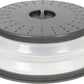 Tovolo 47005-200 Large Collapsible Microwave, Lid for Reheating Food, Meal Prep Gadget, No Mess Folding Plate Cover Kitchen Tool, Charcoal