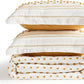 Bedsure Yellow Comforter Set King - Boho Mustard Bedding King , Reversible White Striped Tufted Farmhouse Comforter Sets (102X90 Inches, 3 Pieces)