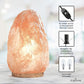 100% Authentic Natural Himalayan Salt Lamp; Large Hand Carved Natural Chunk Pink Crystal Rock Salt from Himalayan Mountains; Dimmer Cord; 12 Lbs