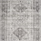 Desta Vintage Oriental Area Rug, 5'3" X 7'3", Charcoal