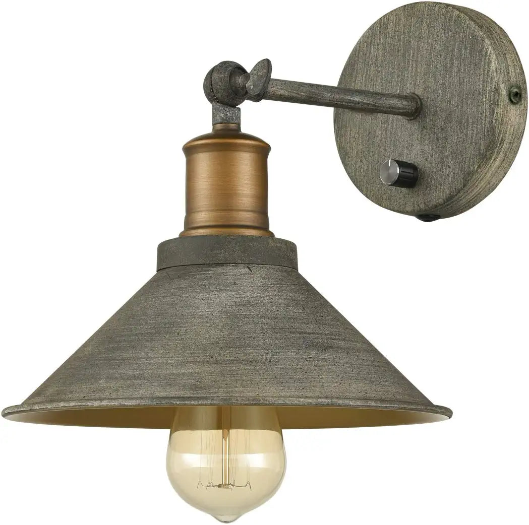 JEENKAE Vintage Swing Arm Wall Sconces Hardwired or Plug-In Bedroom Bath Wall Lamps Set of 2
