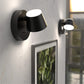 Wall Light LED Wall Sconce with On/Off Switch USB Charging Port 110 Volt Hardwired Wall Lamp 350 Rotatable up down Sconces Wall Lighting (Black)