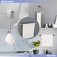 Bathroom Hardware Set, 7 Piece Towel Bar Set Brushed Nickel Bathroom Accessories Set Wall Mount Include 16'' Hand Towel Bar, Toilet Paper Holder, Towel Ring, 4 Robe Towel Hooks