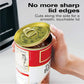 (76606ZA) Smooth Touch Electric Automatic Can Opener with Easy Push down Lever, Opens All Standard-Size and Pop-Top Cans, Extra Tall, Black and Chrome