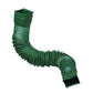 Flex-A-Spout Downspout Extension, Green Gutter Accessories