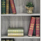 Basic 3-Tier Bookcase Storage Shelves, French Oak Grey