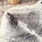 Faux Cowhide Area Rug, 41.3X31.5In Faux Cow Skin Fur Animal Print Rugs for Home Office Living Room,Bedroom (Small-Grey+Beige,105 X 80Cm)