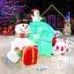 Christmas Inflatables Outdoor Decorations, Blow up Snowman Penguins Inflatable