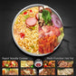Electric Hot Pot Mini, 1.2 Liter Electric Cooker, Noodles Cooker, Electric Kettle with Multi-Function for Steam, Egg, Soup and Stew with Over-Heating Protection, Boil Dry Protection, Dual Power