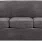 Modern Velvet Plush 4 Piece High Stretch Sofa Slipcover Sofa Cover Furniture Protector Form Fit Luxury Thick Velvet Sofa Cover for 3 Cushion Couch, Machine Washable (Sofa,Gray)