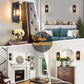Industrial Wall Sconces Set of 2, Vintage Wall Light Fixture with E26 Base, Matte Black, Metal Rustic Wall Mount Lamp, Modern Indoor Wall Sconce Lighting Hardwired for Living Room Bedroom