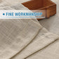 Linen Curtains Natural Linen Blended Curtains for Living Room Burlap Linen Textured Curtains Light Filtering Nickel Grommet Curtains Bedroom Curtains 2 Panel Sets Privacy Added, 52" X 84", Angora