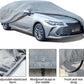 Basic Guard Sedan Car Cover Breathable Indoor Use and Limited Outdoor Use up to 200"