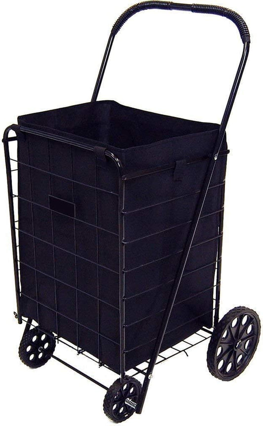Primetrendz Shopping Cart Liner 18" X 15" X 24" | BLACK | Square Bottom Fits Snugly into a Standard Shopping Cart | (This Listing Is for the Liner Only, Shopping Cart Not Included)