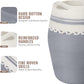 Laundry Basket Hamper for Organizing - Clothes Hamper with Handle Tall Laundry Basket 25.6" Height for Storage Clothes Toys in Barhroom Bedroom Nursery(Grey)