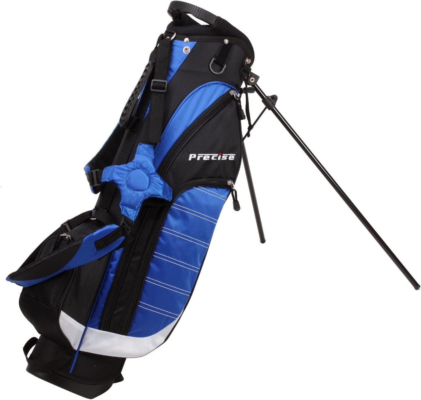 Remarkable Right Handed Junior Golf Club Set for Age 9 to 12 (Height 4'4" to 5') Set Includes: Driver (15"), Hybrid Wood (25*), 7, 9 Iron, Putter, Bonus Stand Bag & 2 Headcovers