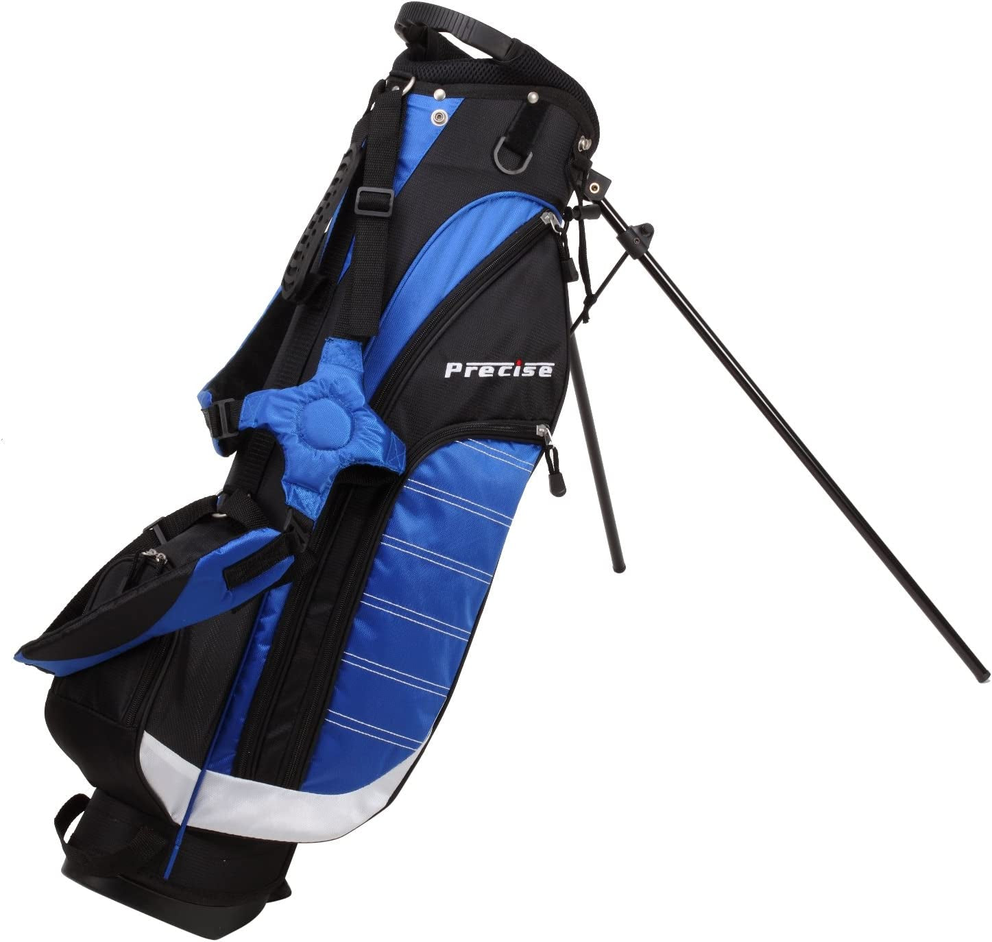 Remarkable Right Handed Junior Golf Club Set for Age 9 to 12 (Height 4'4" to 5') Set Includes: Driver (15"), Hybrid Wood (25*), 7, 9 Iron, Putter, Bonus Stand Bag & 2 Headcovers