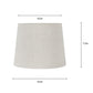 Better Homes & Gardens Fabric Accent Lamp Shade, Beige