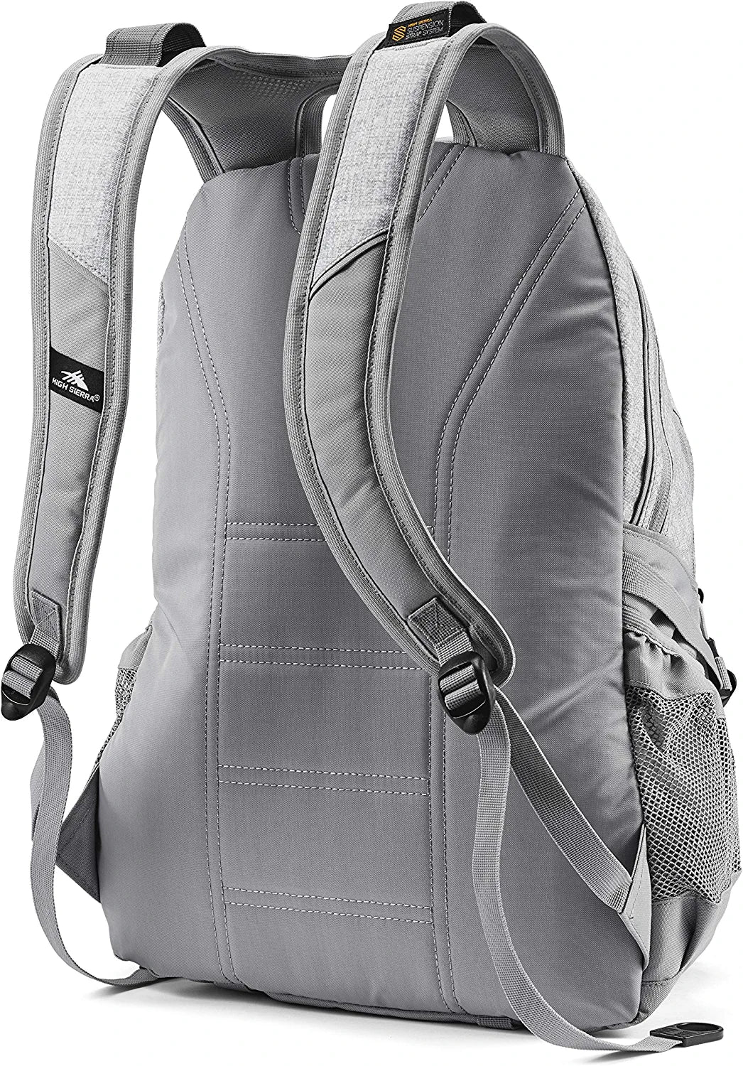 Loop-Backpack, School, Travel, or Work Bookbag with Tablet-Sleeve, Silver Heather, One Size