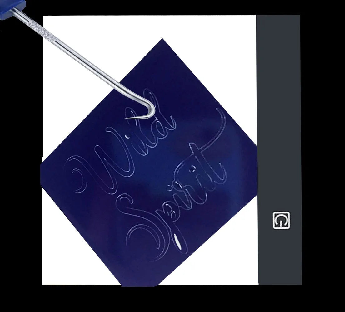 Light Pad for Weeding Vinyl HTV Iron-On, USB Powered Scratch Resistant LED Board Tablet Box Must Have for Brightpad See the Cut Lines Better