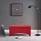 Better Homes and Gardens Pintucked Storage Bench, Red