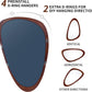 Irregular Wall Mirror 30"X20" Wall-Mounted Mirror with MDF Frame, Large Asymmetrical Mirrors for Wall Irregular Mirror for Bathroom Bedroom Entryway, Dark Walnut