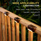 Solar Deck Lights Outdoor, 16 Pack Solar Step Lights LED Waterproof Solar Fence Lights Stair Lights for Railing, Deck, Patio, Yard, Post and Driveway, Warm White