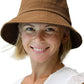 FURTALK Bucket Hats for Women Washed Cotton Packable Summer Beach Sun Hats Mens Womens Bucket Hat with Strings for Travel