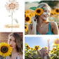 Jeka Handmade Sunflower Boho Bracelet Friendship Jewelry for Women Girl 2 Set