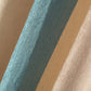 Bedroom Curtains Absolute Heat Insulation Chenille Vertical Striped Color Window Curtains Living Room Buttonhole Curtains Single Panel (W52Xl84, Blue)