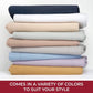 King Size Sheet Set - Hotel Luxury 1800 Bedding Sheets & Pillowcases - Extra Soft Cooling Bed Sheets - Deep Pocket up to 16" - Wrinkle, Fade, Stain Resistant - 4 Piece (King, Pin Stripe Gray)