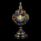 Anton Turkish Mosaic Glass Decorative Table Lamp Moroccan Lantern Home Decor Night Light for Living Bedroom Room (Multicolour)