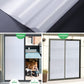Window Privacy Film Frosted Glass Window Film Sun Blocking Window Tinting Film for Home Non Adhesive Static Cling Bathroom Door Covering Heat Blocker Decorative Sticker(29.5 X 157.5 Inch, Pure)