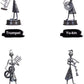 Little Iron Art Musician Creative Men/Women Music Band Crafts Home Office Desk Decoration Birthday Gift 8 Pack (Woman)