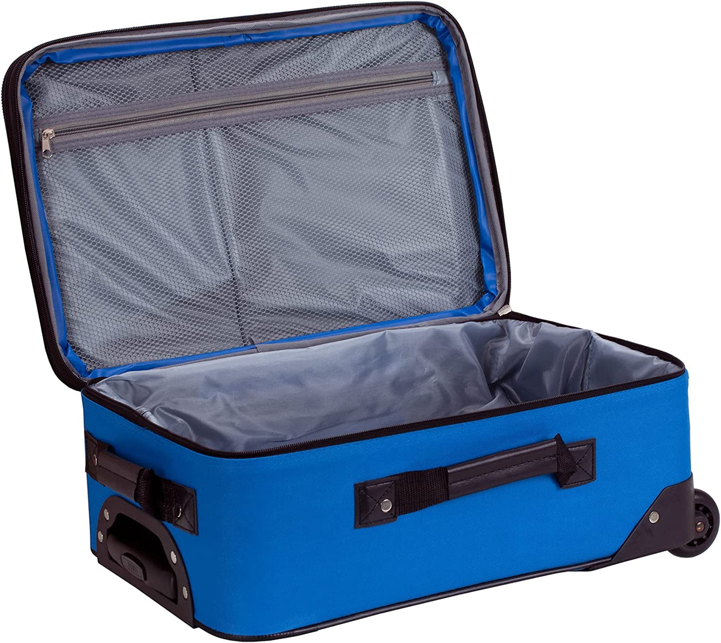 Rockland Fashion Softside Upright Luggage Set, Blue, 2-Piece (14/19)