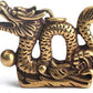 1.5Inch Fengshui Good Luck Chinese Antiques Collectible Pure Bronze Brass God Folk Exorcise Evil Chinese Zodiac Dragon Amulet Pendant Figurine Wealth Lucky Figurine Gift & Home Decor