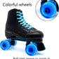 8 Pack 78A Light up Roller Skate Wheels 32 X 58Mm, Luminous Skate Wheels with Bearings Installed for Indoor or Outdoor Double Row Skating and Skateboard Accessories