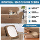 Modern Velvet Plush 4 Piece High Stretch Sofa Slipcover Sofa Cover Furniture Protector Form Fit Luxury Thick Velvet Sofa Cover for 3 Cushion Couch, Machine Washable (Sofa,Camel)