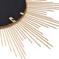 24'' Large Gold Sunburst Wall Mirror Boho Home Decor round Wall Art Mirror for Living Room/Bedroom/Bathroom/Entryway