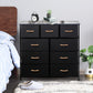 Dresser 9 Drawer Bedroom Furniture Storage Chest Organizer Closet Cabinet Home