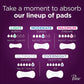 Poise Incontinence Pads, Light Absorbency, Regular Length, 120 Count (4 Packs of 30), Packaging May Vary
