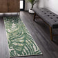 Cali Abstract Leaves Area Rug, 3' X 5', Green