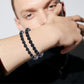 12 Pcs 8Mm Gemstones Beaded Bracelets for Men Women Stone Bead Healing Stretch round Bead Crystal Semi-Precious Bracelets Unisex