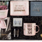 Gifts for Grandma - Best Mother'S Day Birthday Gift Set - Grandma Gifts Set Includes Sterling Silver Necklace，Earrings, Pink Marble Jewelry Trays,Pink Marble Mug, Scented Candle and Flower