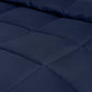 All Season 250 GSM Comforter - Soft down Alternative Comforter - Plush Siliconized Fiberfill Duvet Insert - Box Stitched (Twin/Twin XL, Navy)