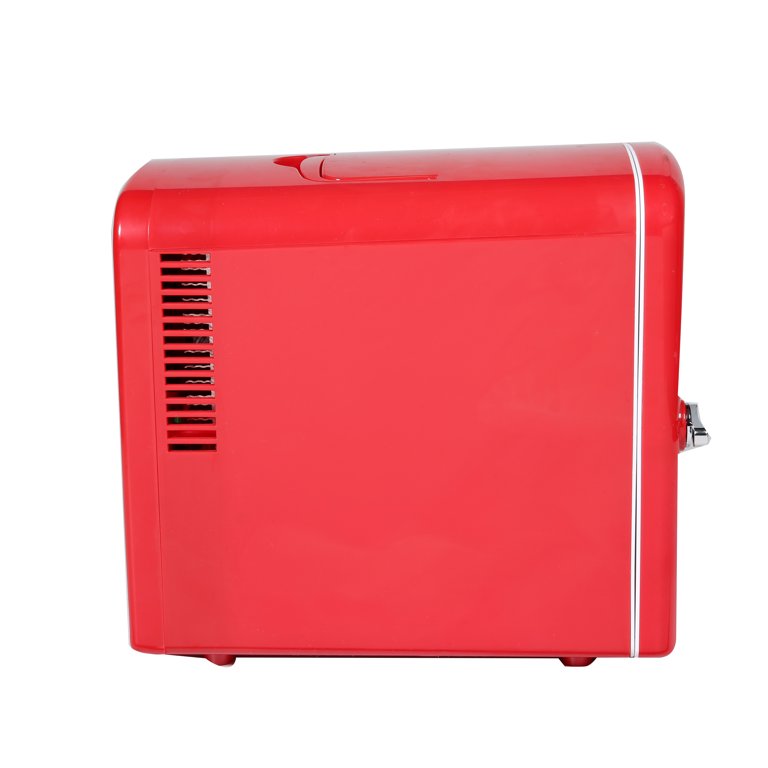 Frigidaire Portable Retro Extra Large 9-Can Capacity Mini Refrigerator, EFMIS175, Red