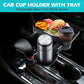Car Cup Holder Expander Tray New Version  Multifunctional Automotive Cup Attachable Tray with 360°Rotation Detachable Tray Table Adjustable Base, Adapt 16-32Oz Cup/Bottles/Drink