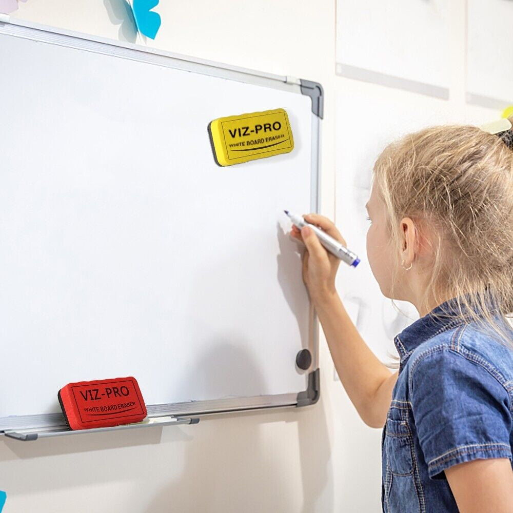 3 Pcs VIZ-PRO Magnetic Eraser for Whiteboard Dry Erase Board Marker Erasers
